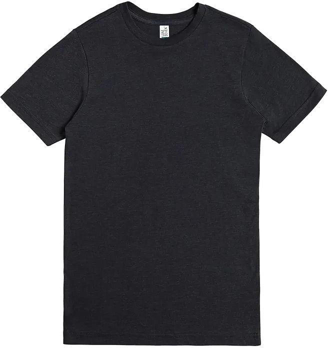 Lane Seven Deluxe CVC Tee in Black Heather