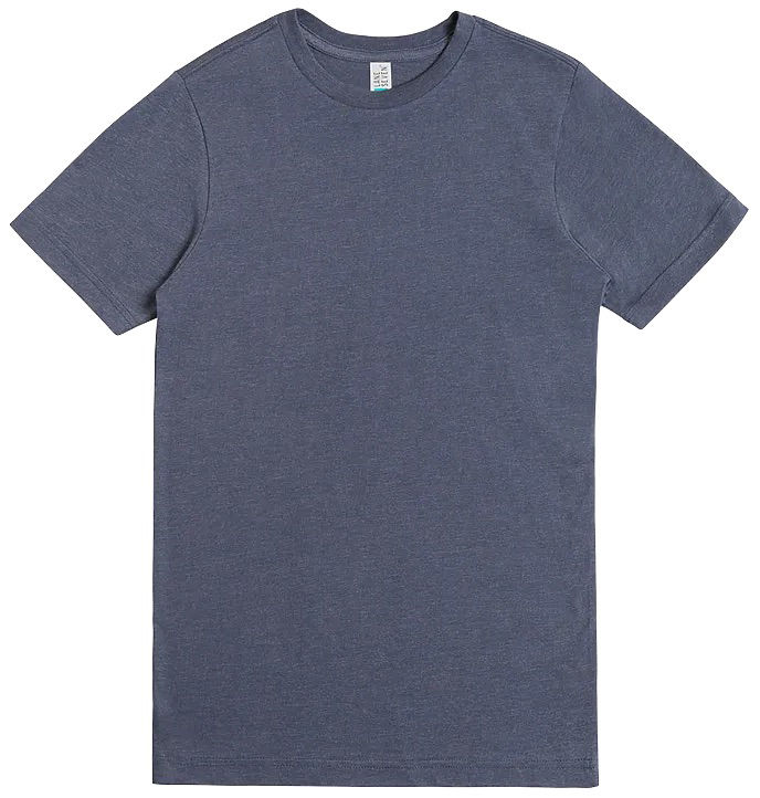 Lane Seven Deluxe CVC Tee in Navy Heather