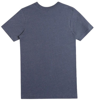 Am image of a Custom Lane Seven Deluxe CVC Tee in Navy Heather!