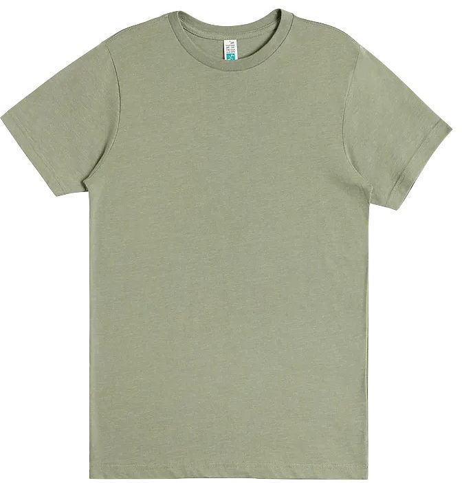 Lane Seven Deluxe CVC Tee in Olive Heather