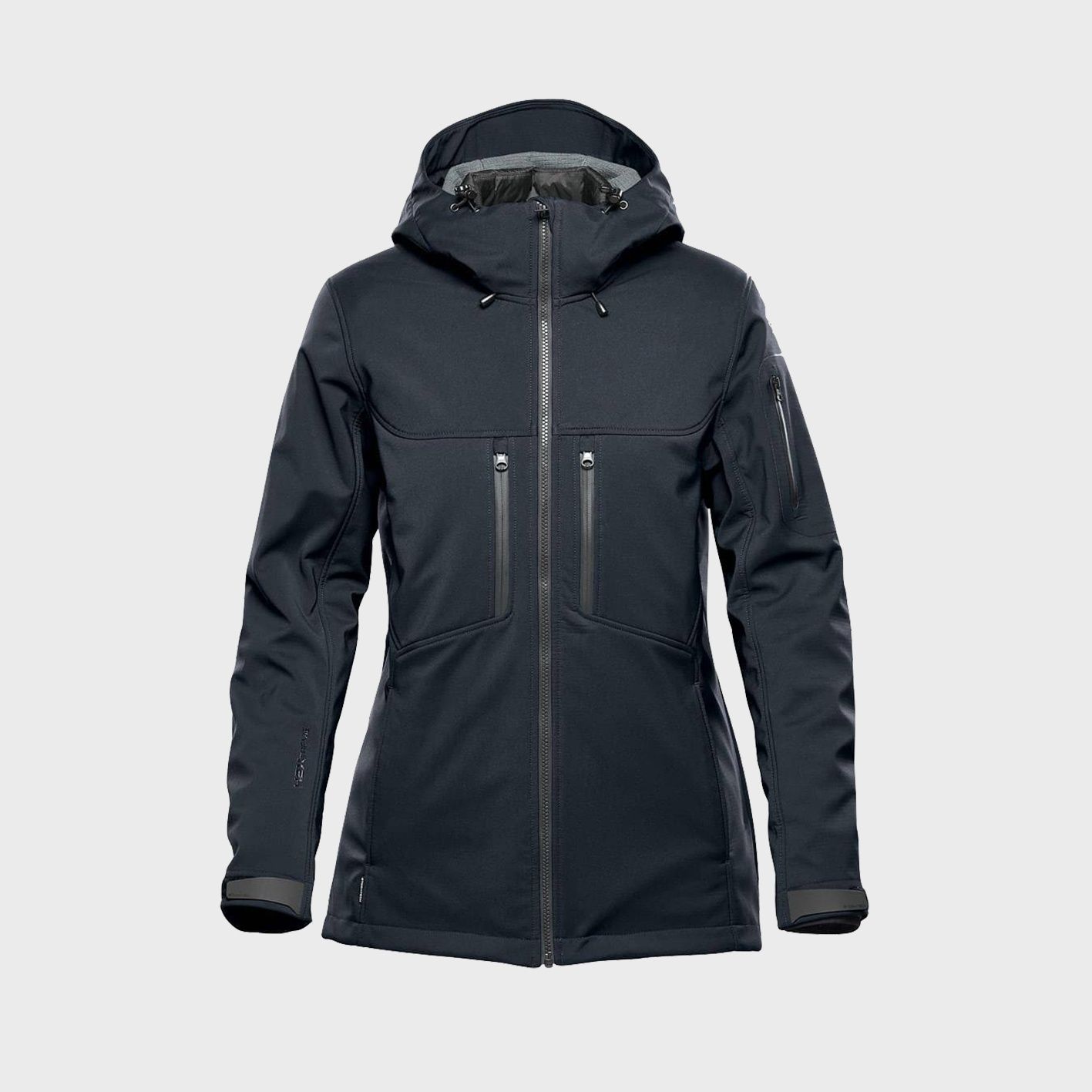 An image of custom ladies 3 in 1 jackets that you can print your logo on!