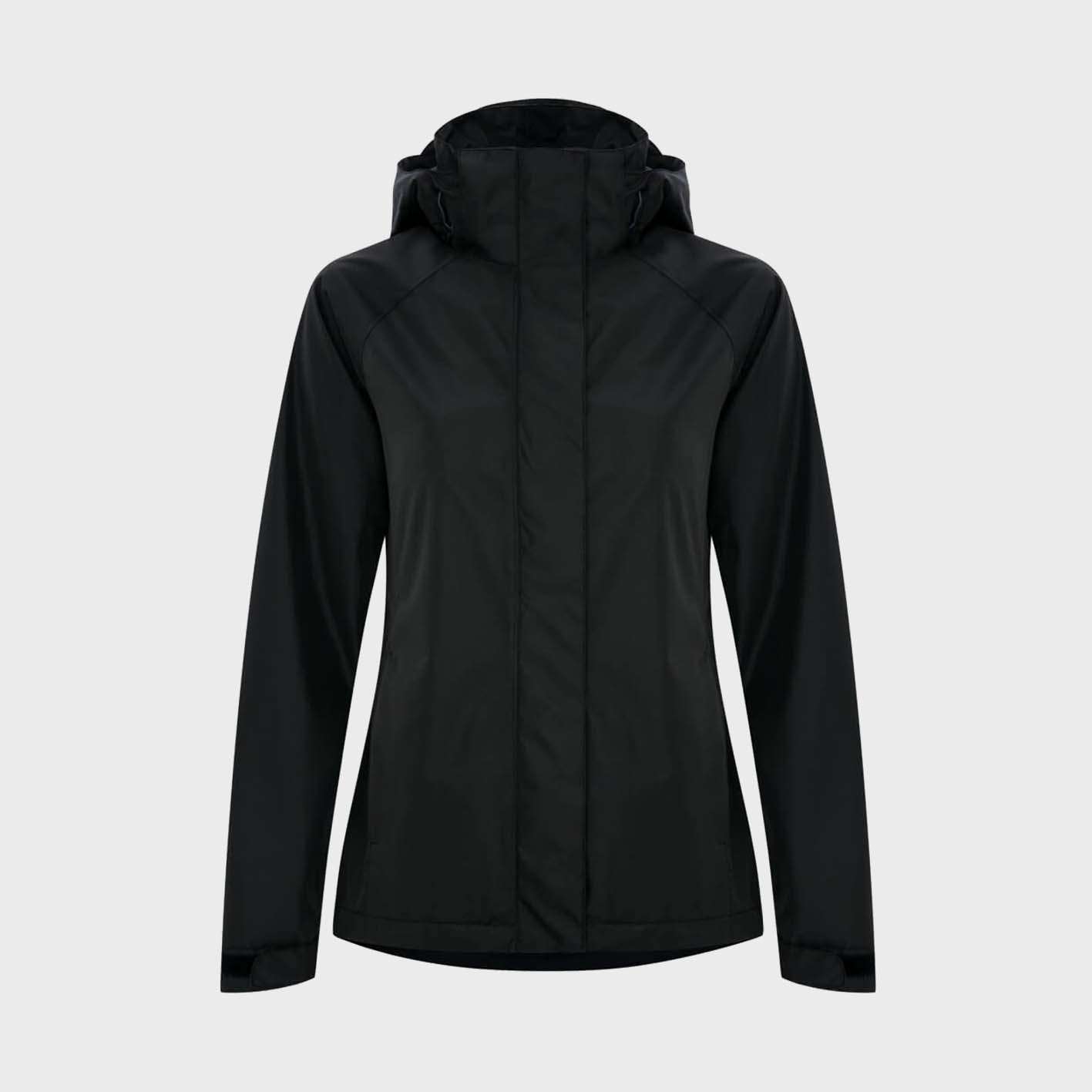 An image of custom ladies rain coats that you can print your logo on!