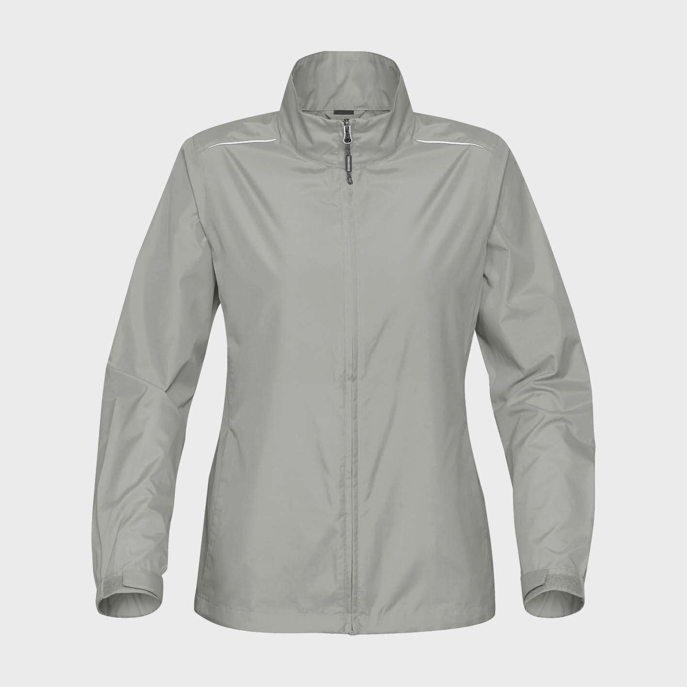 An image of custom ladies windbreakers and lightweight jackets that you can print your logo on!