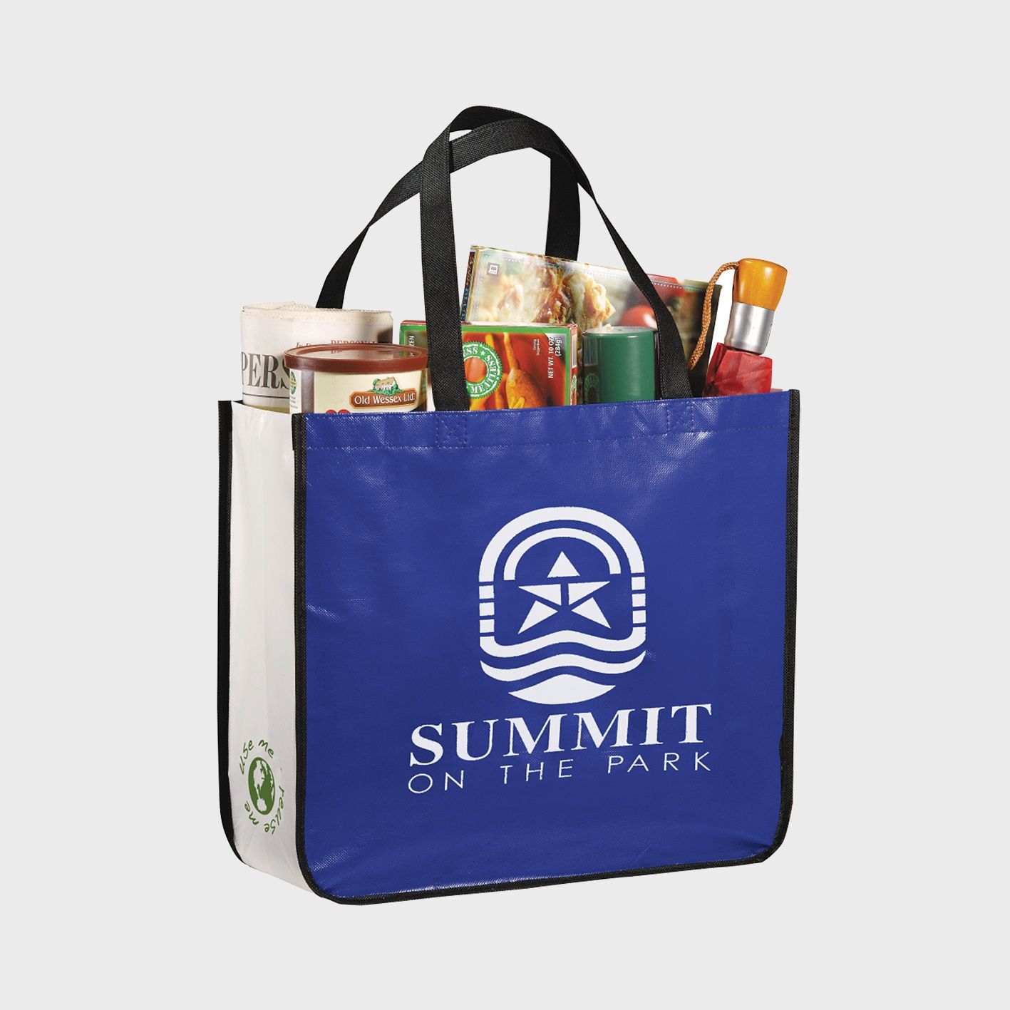 An image of a shopping bags that you can screen print or embroider on!