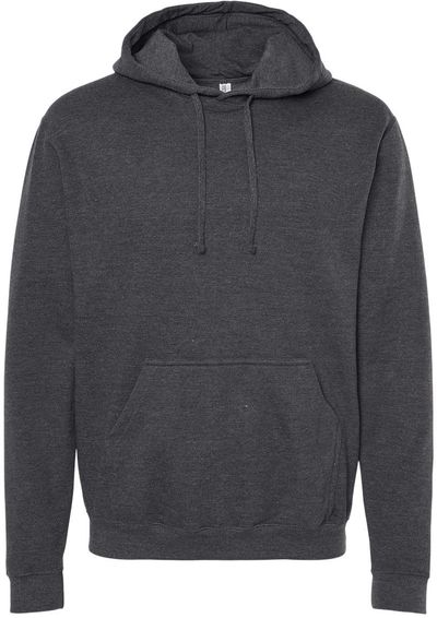 Am image of a Custom M&O Unisex Pullover Hoodie in Dark Heather!
