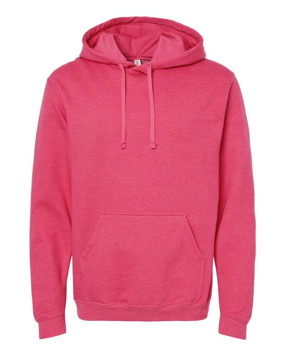 M&O Unisex Pullover Hoodie in Heather Fuchsia