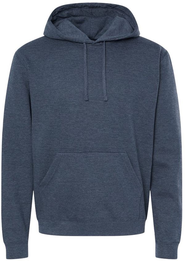 Am image of a Custom M&O Unisex Pullover Hoodie in Heather Navy!