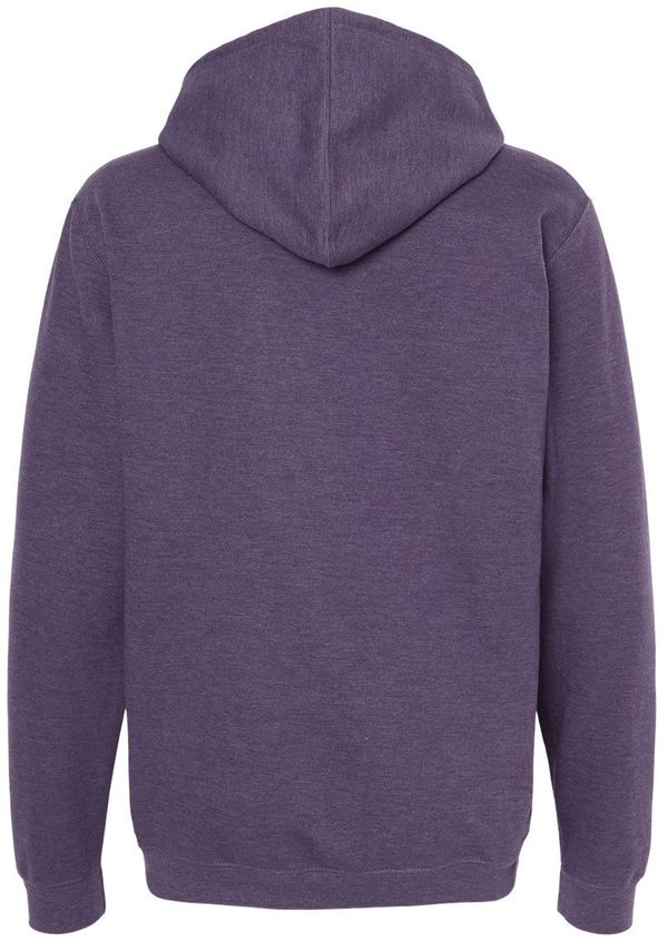 Am image of a Custom M&O Unisex Pullover Hoodie in Heather Purple!