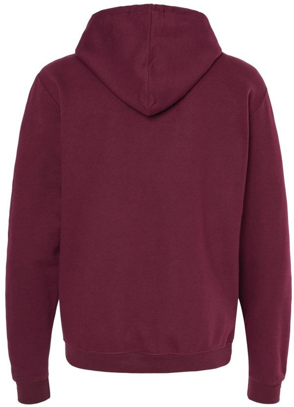 Am image of a Custom M&O Unisex Pullover Hoodie in Maroon!