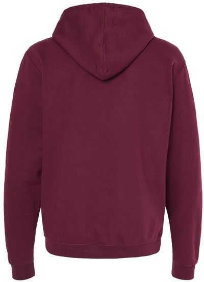 Am image of a Custom M&O Unisex Pullover Hoodie in Maroon!
