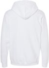 Am image of a Custom M&O Unisex Pullover Hoodie in White!