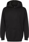 Am image of a Custom M and O Youth Fleece Pullover Hoodie in Black!