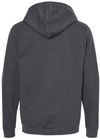 Am image of a Custom M&O Unisex Zipper Fleece Hoodie in Dark Heather!