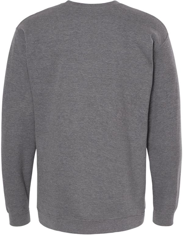 Am image of a Custom M&O Adult Unisex Crewneck Fleece in Heather Grey!