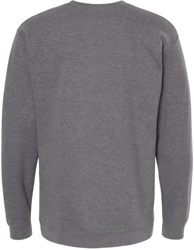 Am image of a Custom M&O Adult Unisex Crewneck Fleece in Heather Grey!