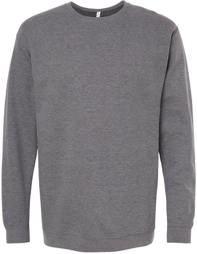 Am image of a Custom M&O Adult Unisex Crewneck Fleece in Heather Grey!
