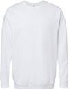 Am image of a Custom M&O Adult Unisex Crewneck Fleece in White!