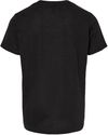 Am image of a Custom M and O Youth Deluxe Blend T Shirt in Black!