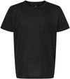 Am image of a Custom M and O Youth Deluxe Blend T Shirt in Black!