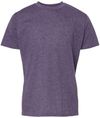 Am image of a Custom M and O Youth Deluxe Blend T Shirt in Heather Purple!