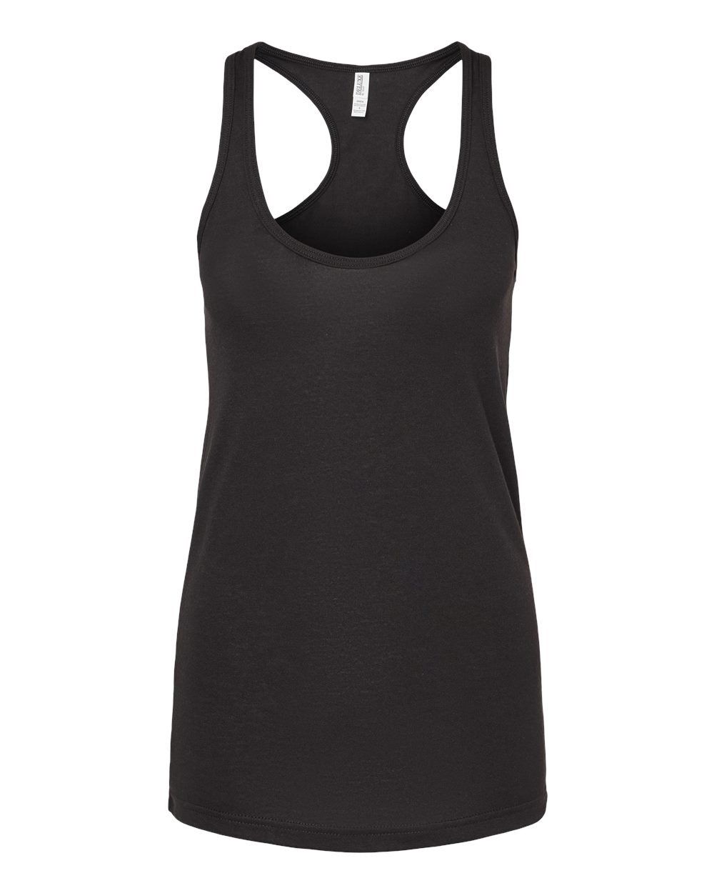 M and O Womens Racerback Blend Tank in Black