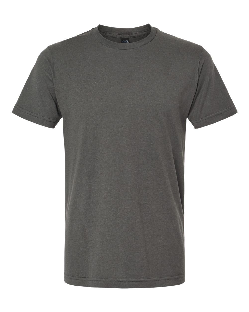 M&O Fine Jersey Tee in Fine Charcoal