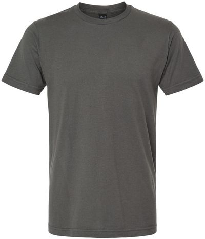 Am image of a Custom M&O Fine Jersey Tee in Fine Charcoal!