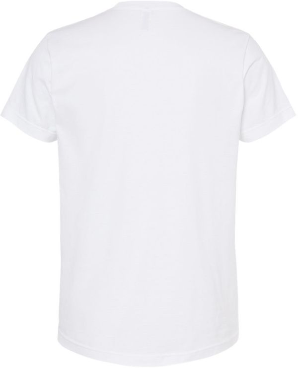 Am image of a Custom M&O Fine Jersey Tee in Fine White!