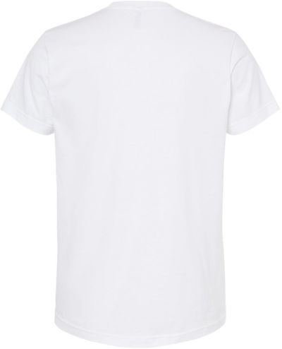 Am image of a Custom M&O Fine Jersey Tee in Fine White!