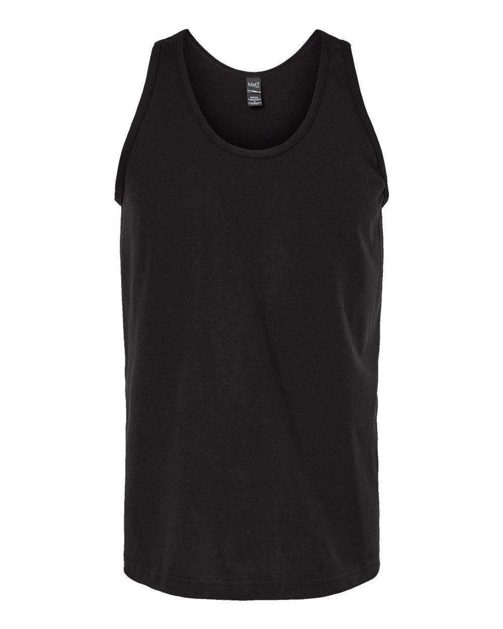 M&O Tank Top in Fine Black