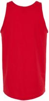 Am image of a Custom M&O Tank Top in Fine Red!