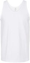 Am image of a Custom M&O Tank Top in Fine White!