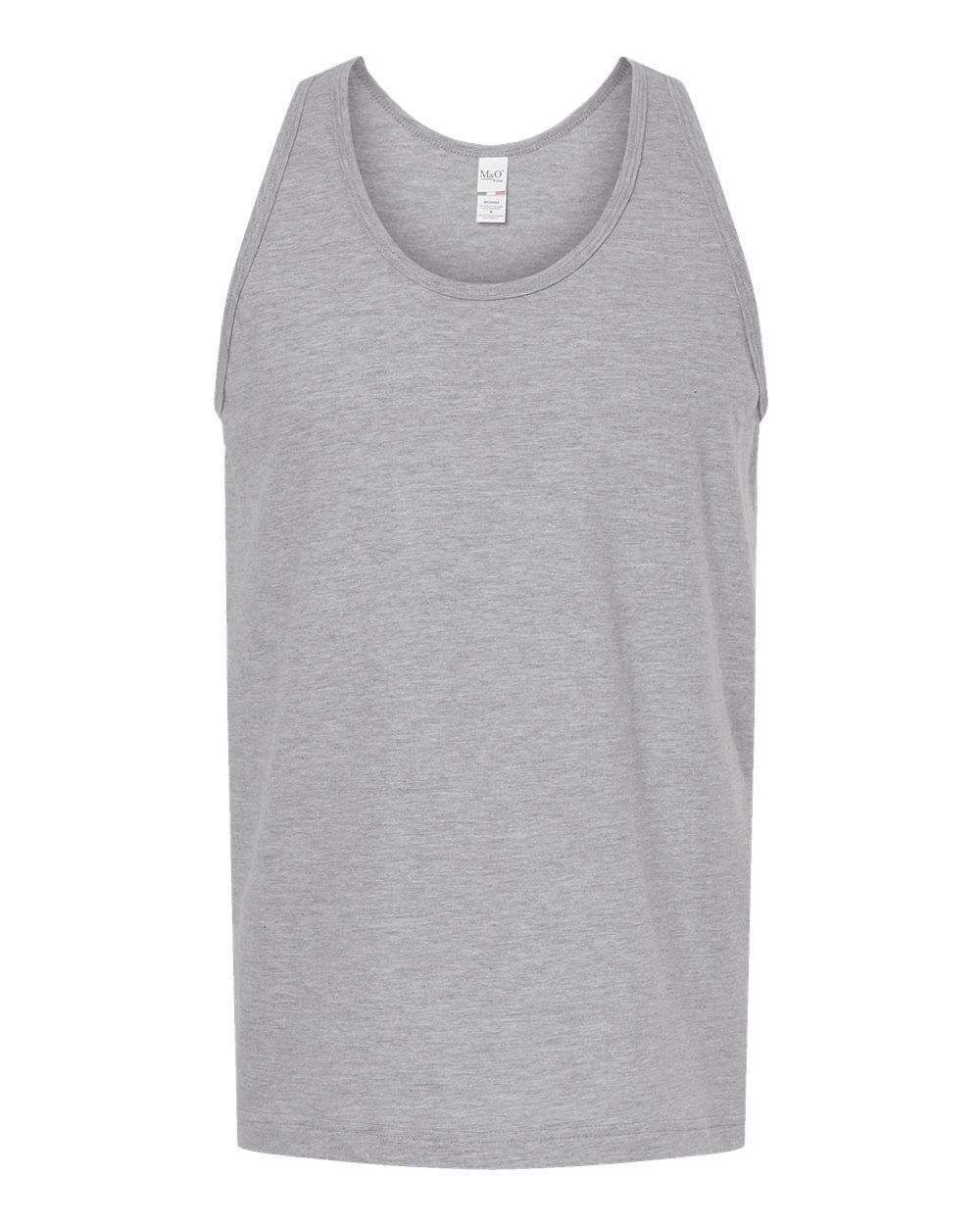 M&O Tank Top in Heather Grey