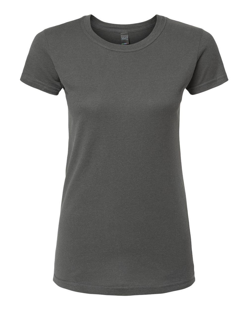 M and O Womens Fine Jersey T Shirt in Fine Charcoal