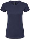 Am image of a Custom M and O Womens Fine Jersey T Shirt in Fine Navy!