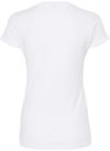 Am image of a Custom M and O Womens Fine Jersey T Shirt in Fine White!