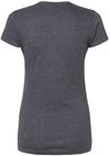 An image of a Custom M and O Womens Fine Jersey T Shirt in Heather Charcoal!