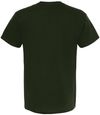 Am image of a Custom M&O Gold Soft Touch T Shirt in Forest Green!