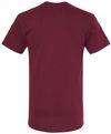 Am image of a Custom M&O Gold Soft Touch T Shirt in Maroon!