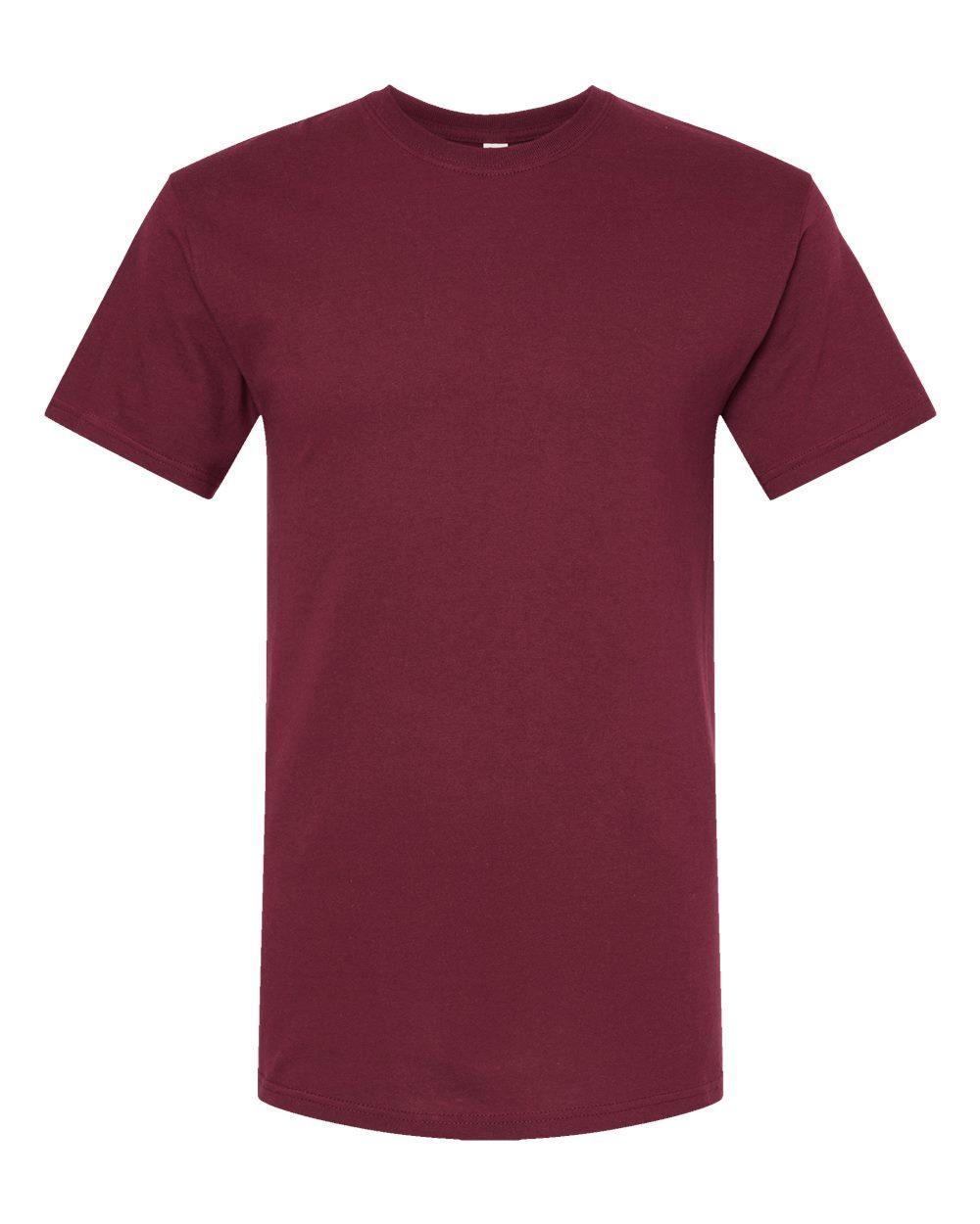 M&O Gold Soft Touch T Shirt in Maroon