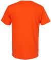 Am image of a Custom M&O Gold Soft Touch T Shirt in Orange!