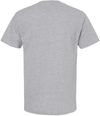 Am image of a Custom M&O Gold Soft Touch T Shirt in Sport Grey!