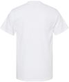 Am image of a Custom M&O Gold Soft Touch T Shirt in White!