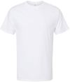 Am image of a Custom M&O Gold Soft Touch T Shirt in White!