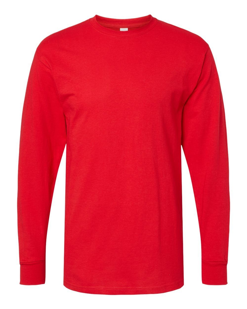 M&O Gold Soft Touch Long Sleeve T Shirt in Deep Red