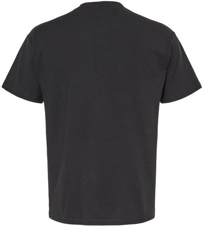 Am image of a Custom M&O Ring Spun T Shirt in Black!