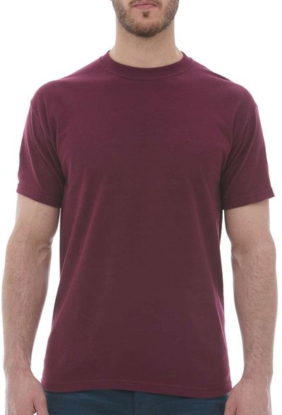 Am image of a Custom M&O Ring Spun T Shirt in Cardinal Red!