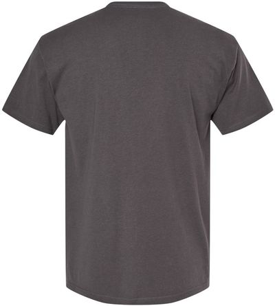 Am image of a Custom M&O Ring Spun T Shirt in Charcoal!