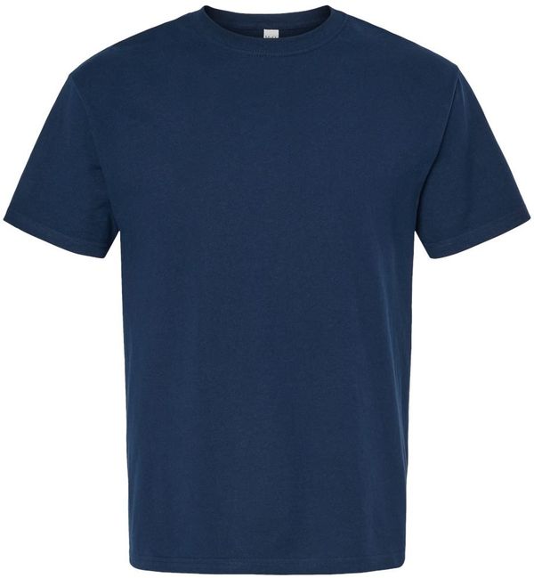 An image of a Custom M&O Ring Spun T Shirt in Deep Navy!