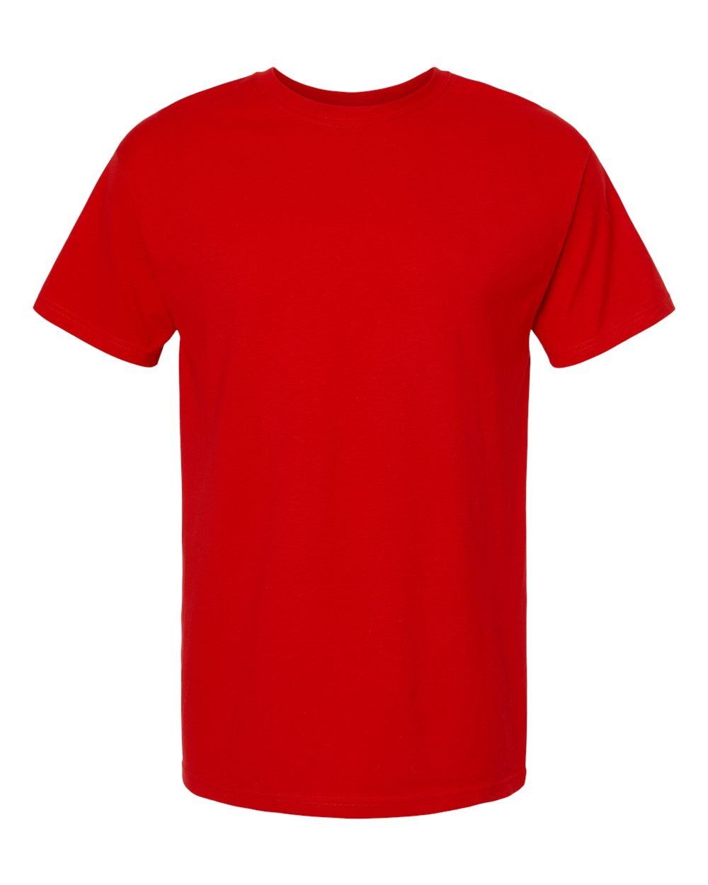 M&O Ring Spun T Shirt in Deep Red